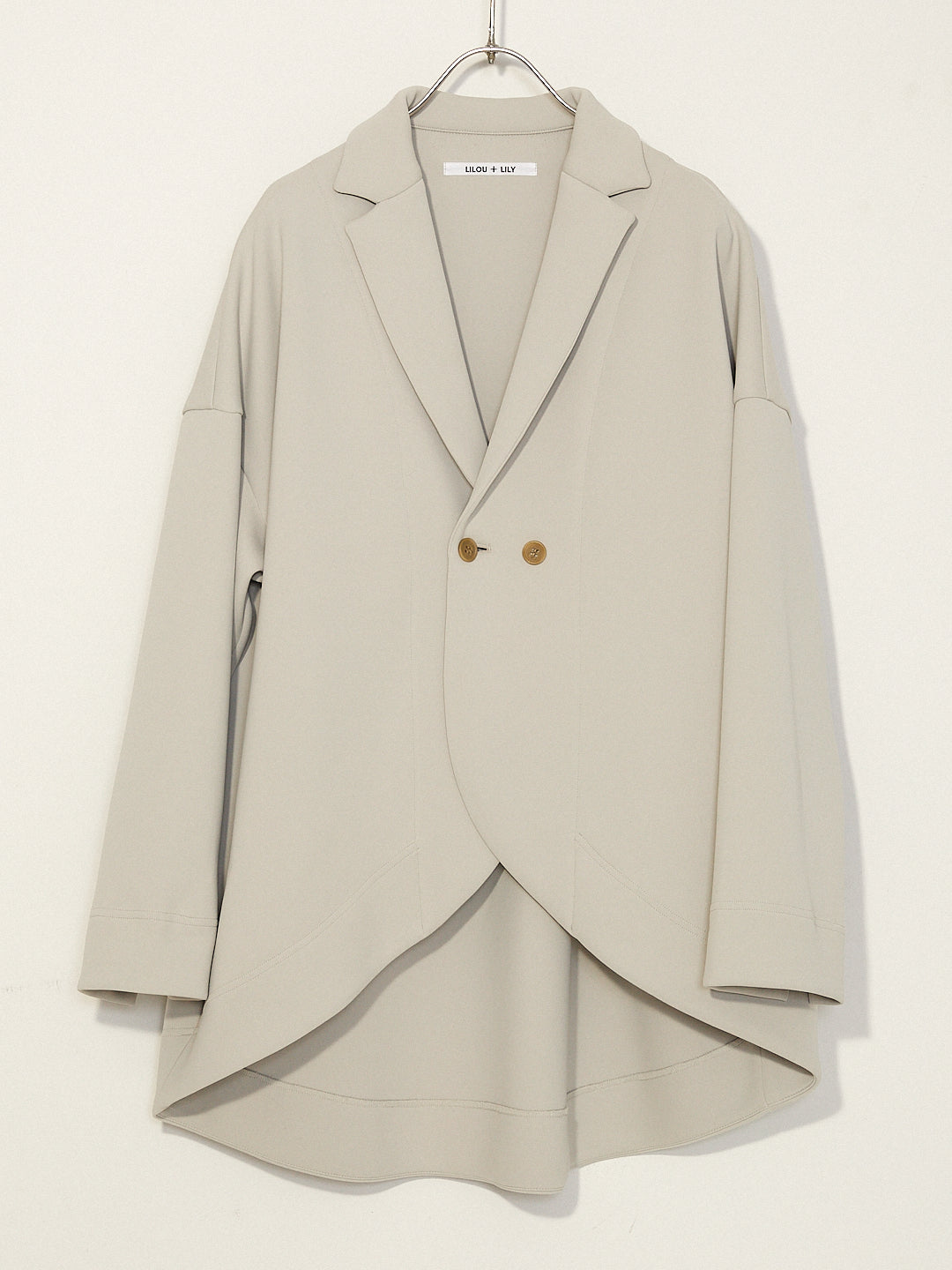 LILOU+LILY HIGH STRETCH DOUBLE KNIT JACKET 2407YJ-1213