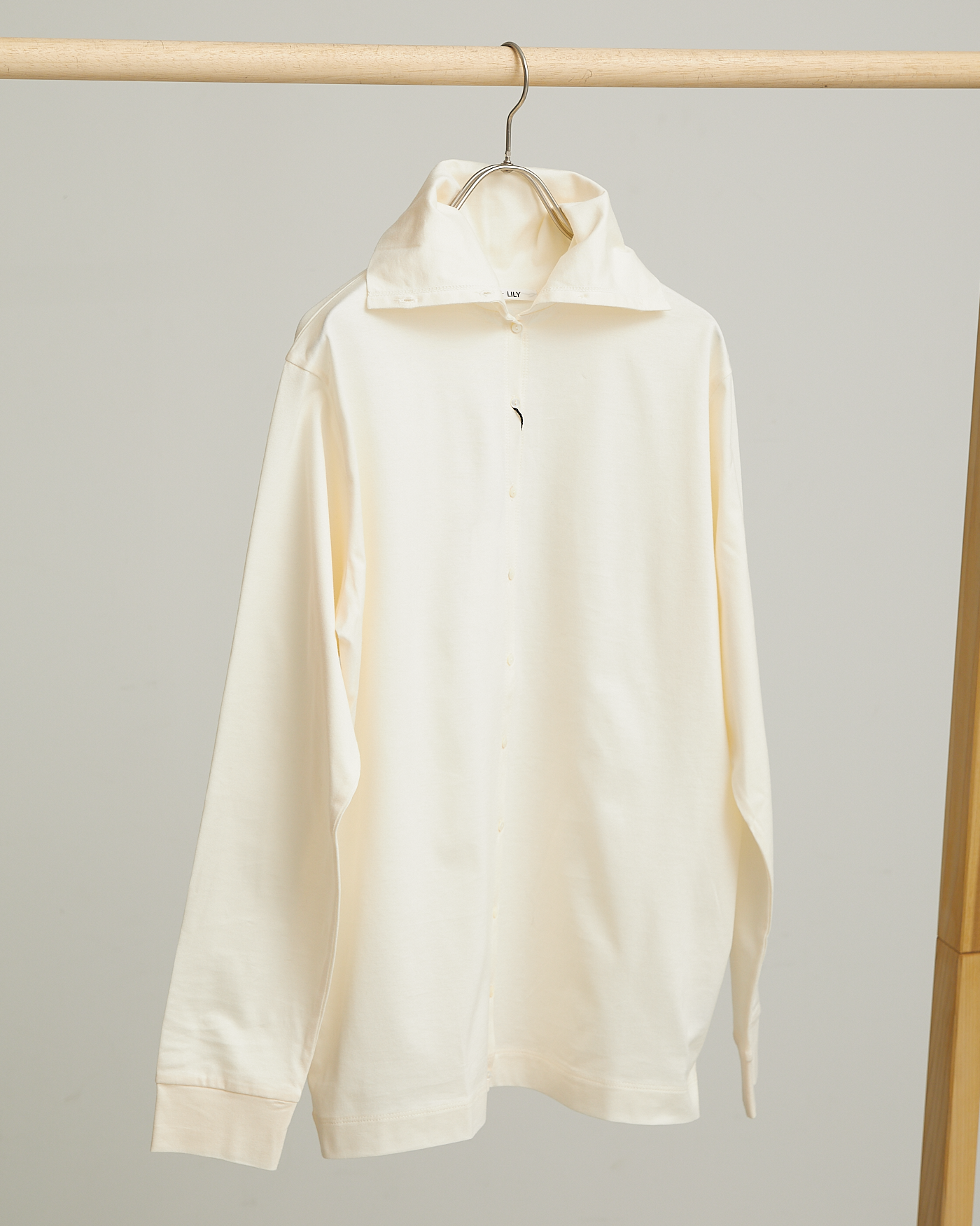 LILOU+LILY 60/2 SUPIMA COTTON TURTLE NECK CARDIGAN 2503FP-0710