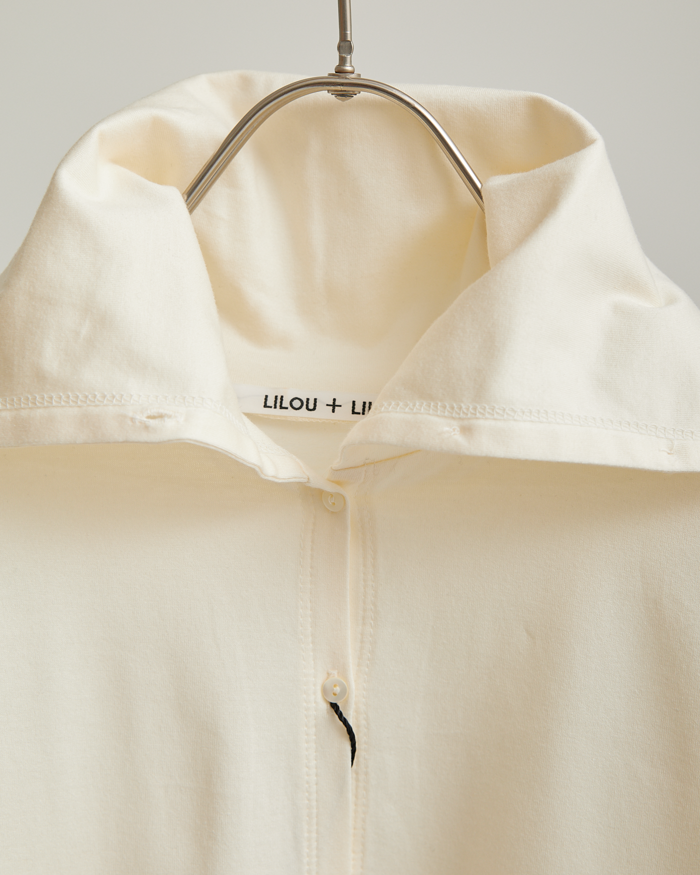LILOU+LILY 60/2 SUPIMA COTTON TURTLE NECK CARDIGAN 2503FP-0710