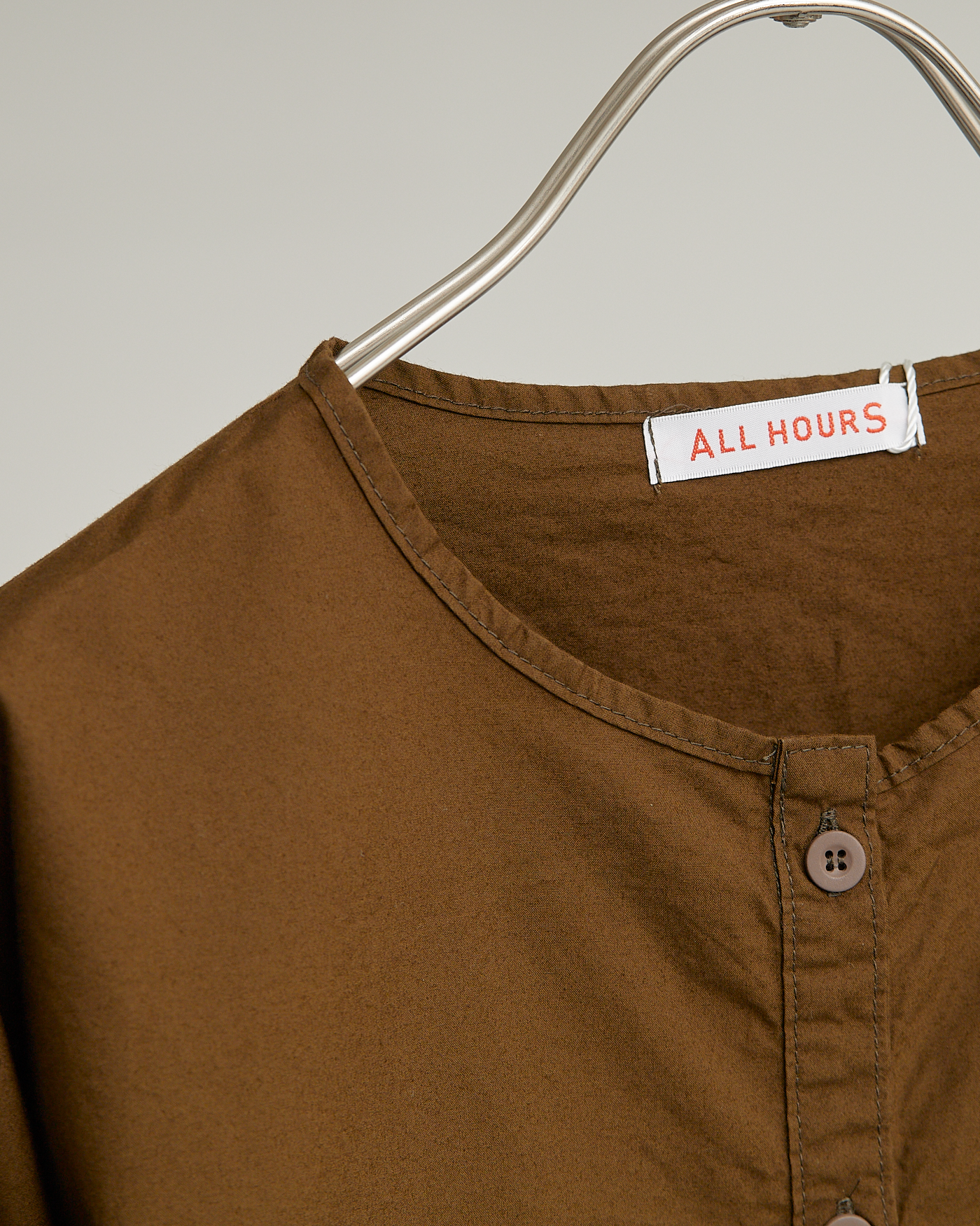 ALLHOURS COTTON RIB WASH OUT BLOUSES AH503-0812