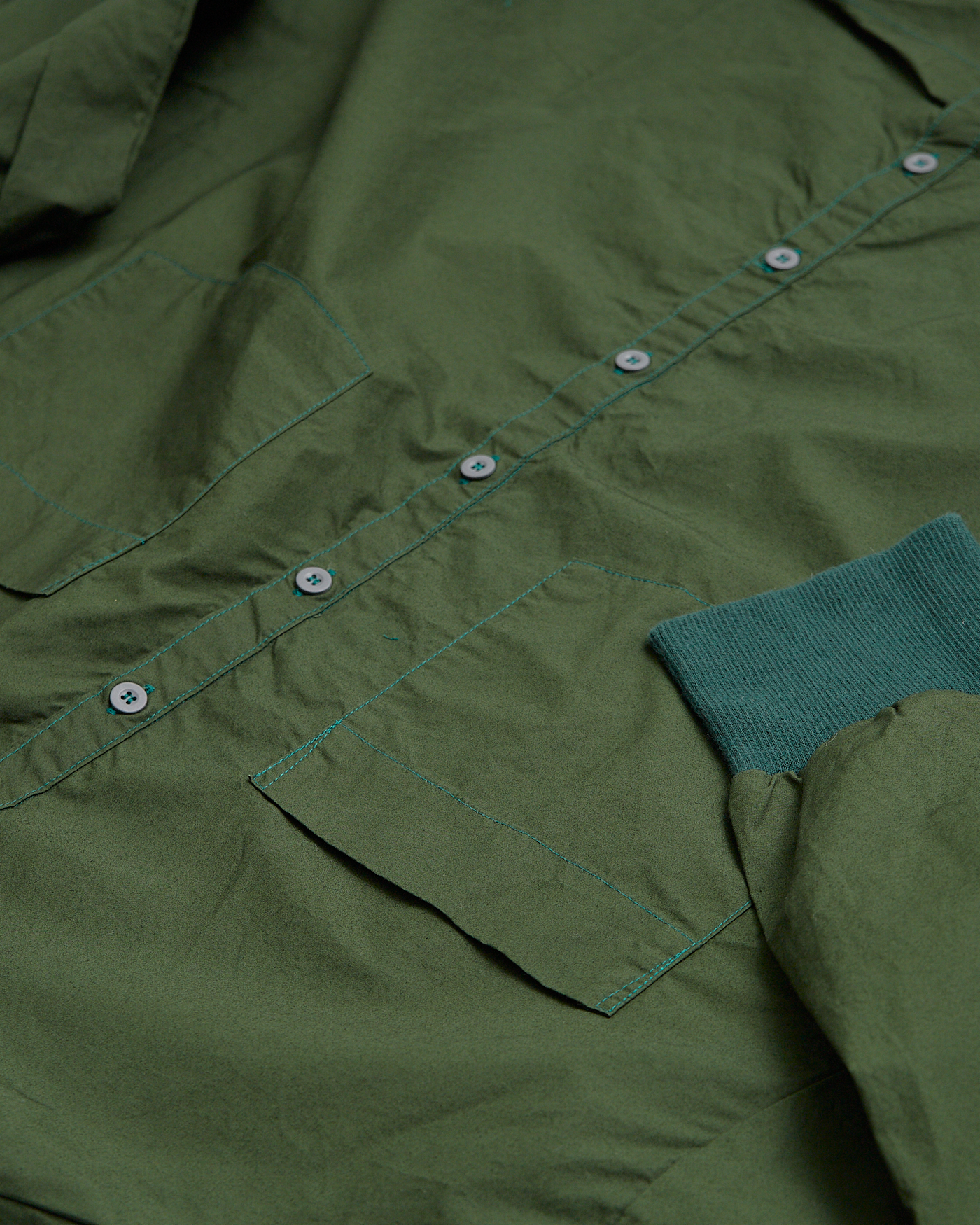 ALLHOURS COTTON RIB WASH OUT BLOUSES AH503-0812