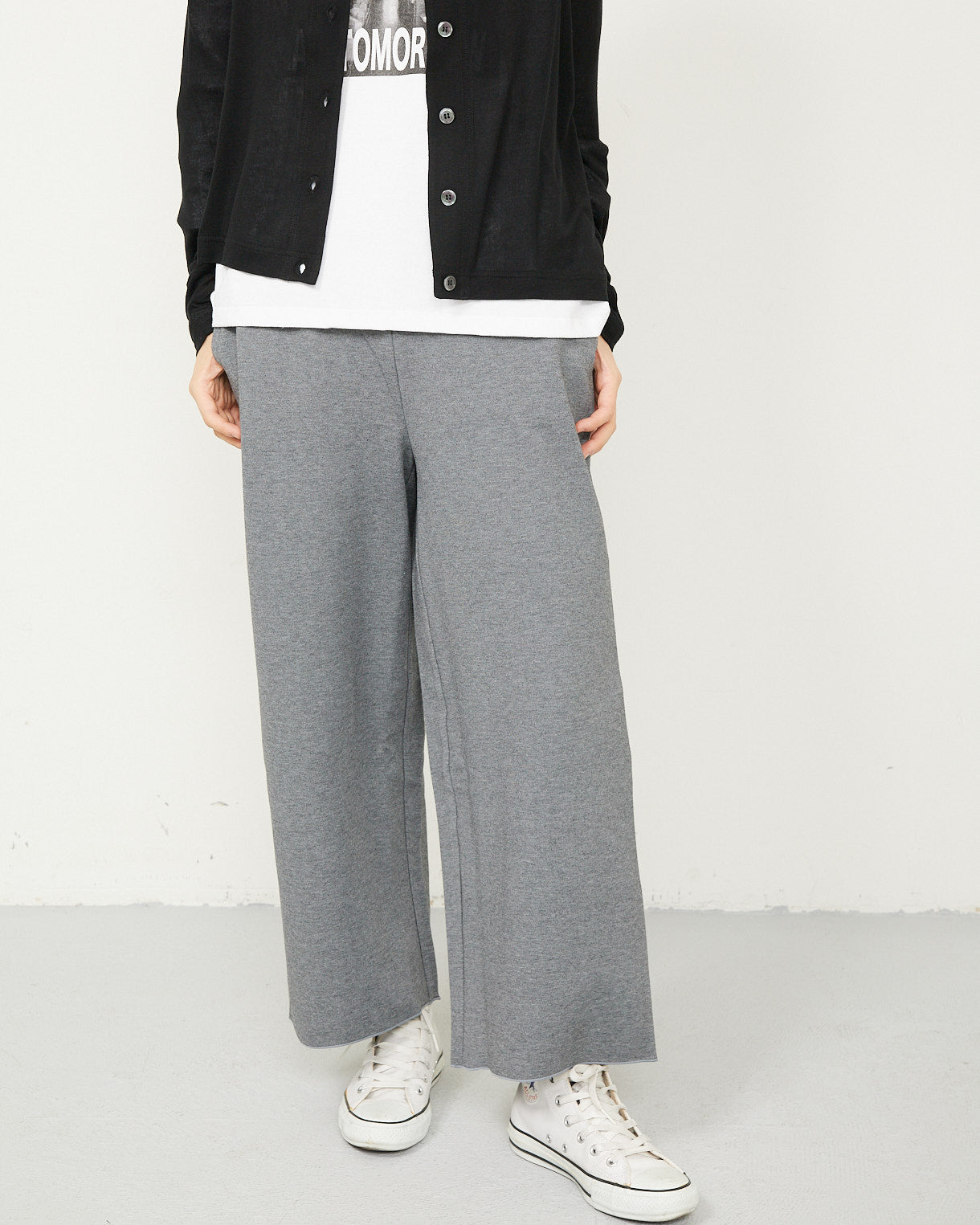 LILOU+LILY STRETCH PONCH TUCK PANTS 2503FP-0822