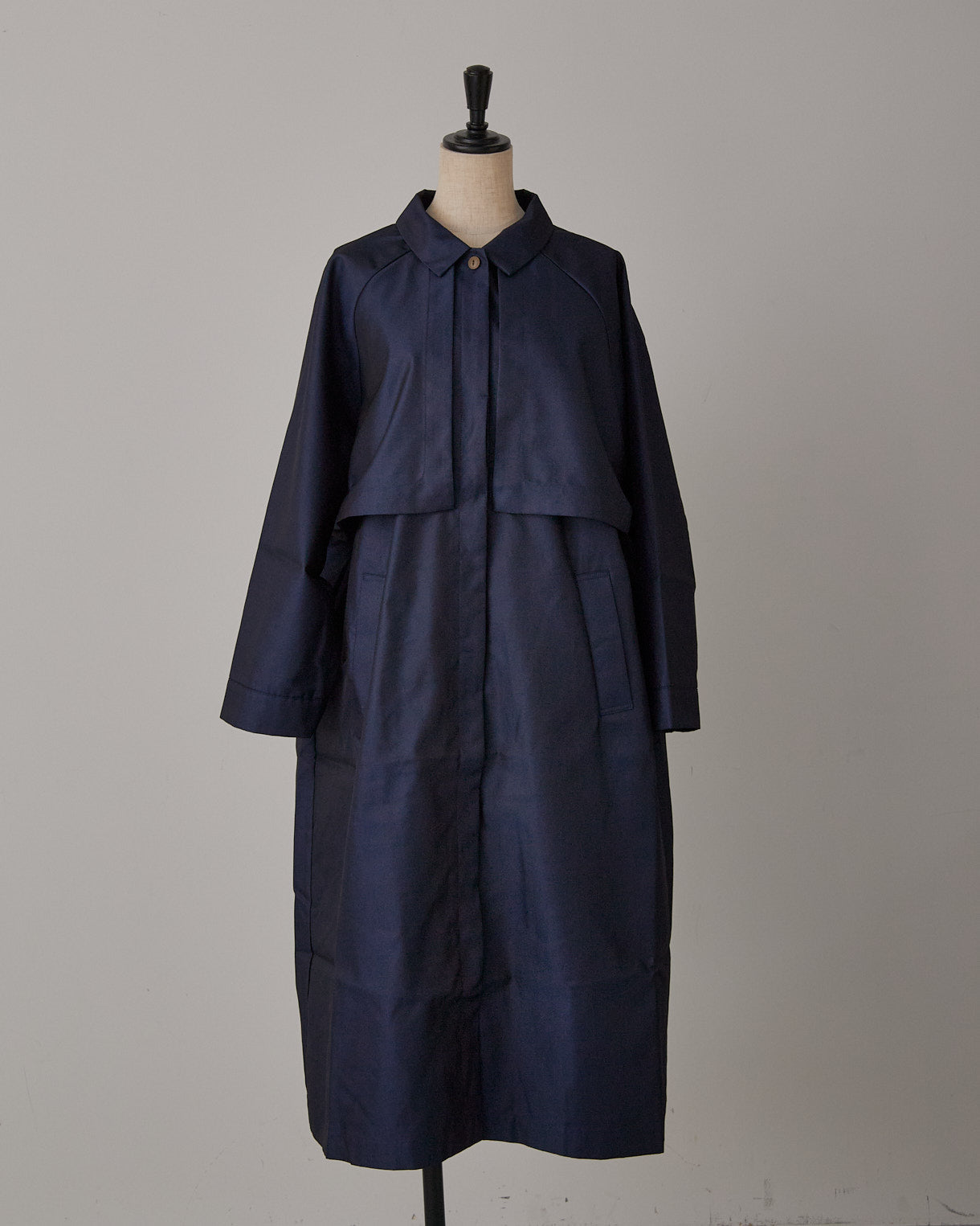 LILOU+LILY IRIDESCENT CABADINE TRENCH COAT 2505YJ-0923