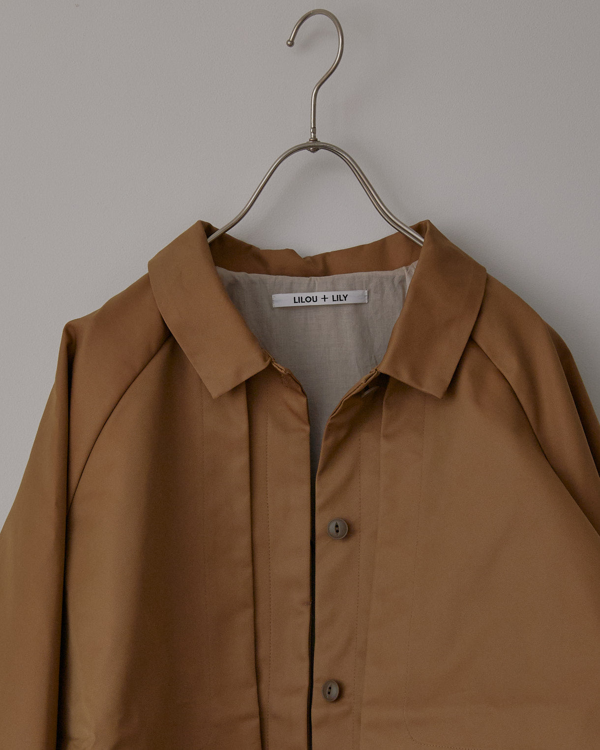LILOU+LILY IRIDESCENT CABADINE TRENCH COAT 2505YJ-0923