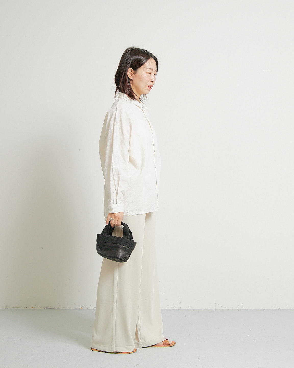 ALL HOURS LINEN GARMENT DYED BLOUSES AH310-0301
