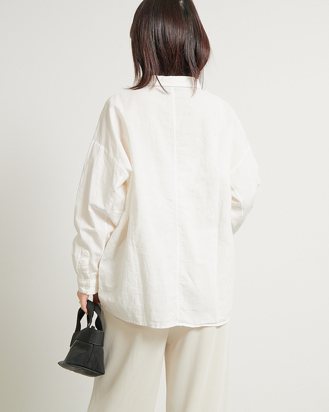 ALL HOURS LINEN GARMENT DYED BLOUSES AH310-0301