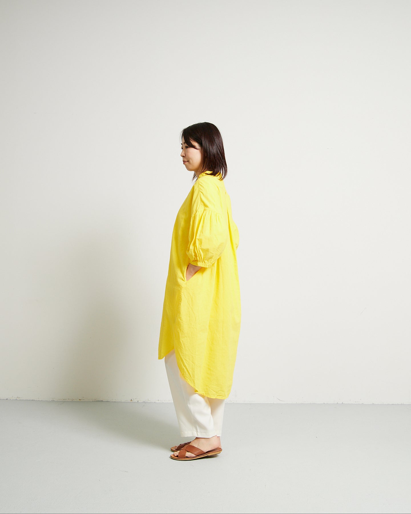 ALL HOURS LINEN GARMENT DYED TUNIC AH310-0302
