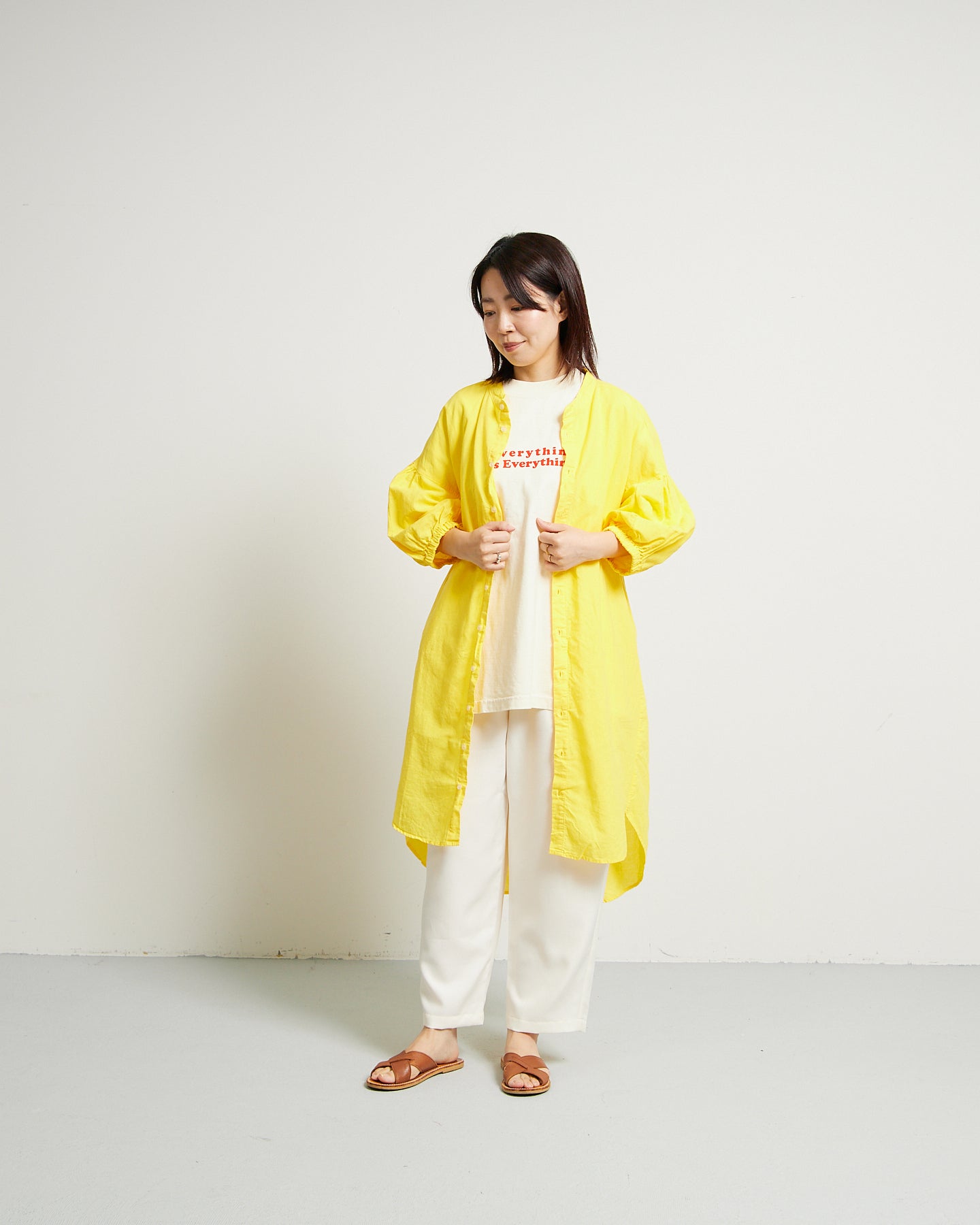 ALL HOURS LINEN GARMENT DYED TUNIC AH310-0302