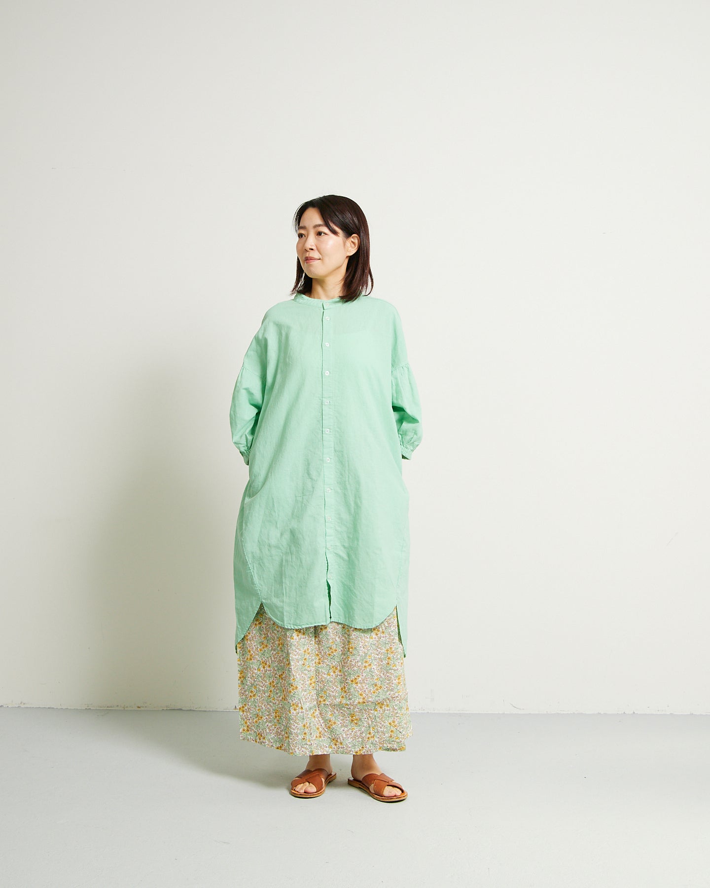 ALL HOURS LINEN GARMENT DYED TUNIC AH310-0302