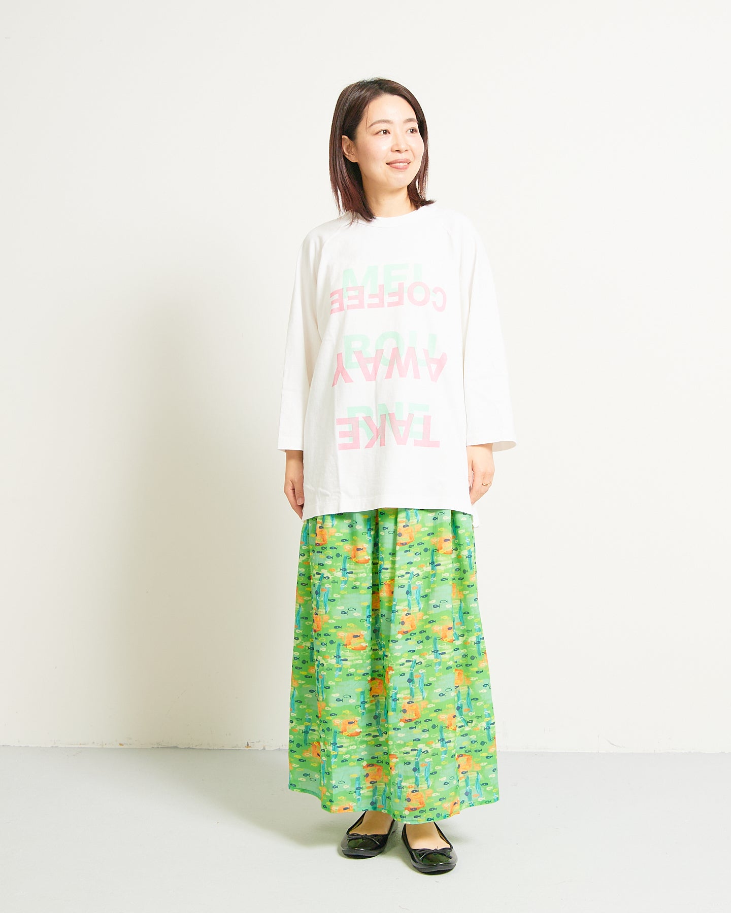 RAGLAN SLEEVE GARMENT DYED “MEL BOU RNE” AH405-0904