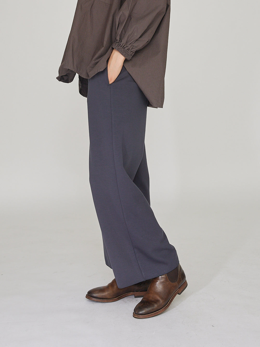 LILOU+LILY PONCH TUCK PANTS 2405YJ-0919