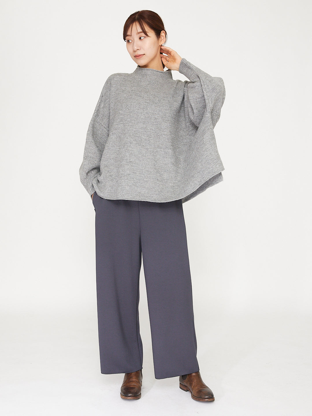 LILOU+LILY PONCH TUCK PANTS 2405YJ-0919