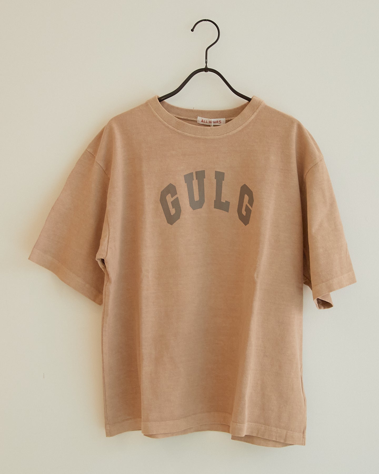 ALL HOURS 6OZ MIDI WEGHT GARMENT DYED "GLUG" AMAH0716