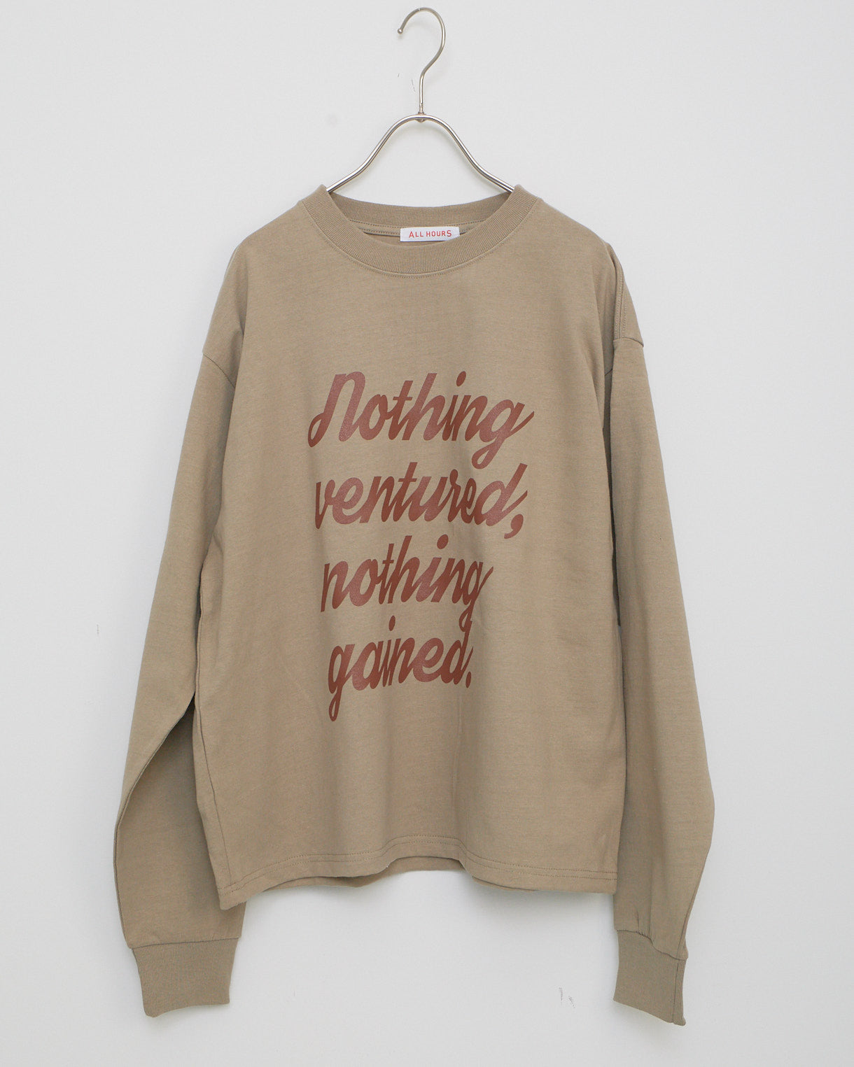 ALLHOURS 8.1OZ HEAVY WEIGHT LONG SLEEVE TEE AH505-0903