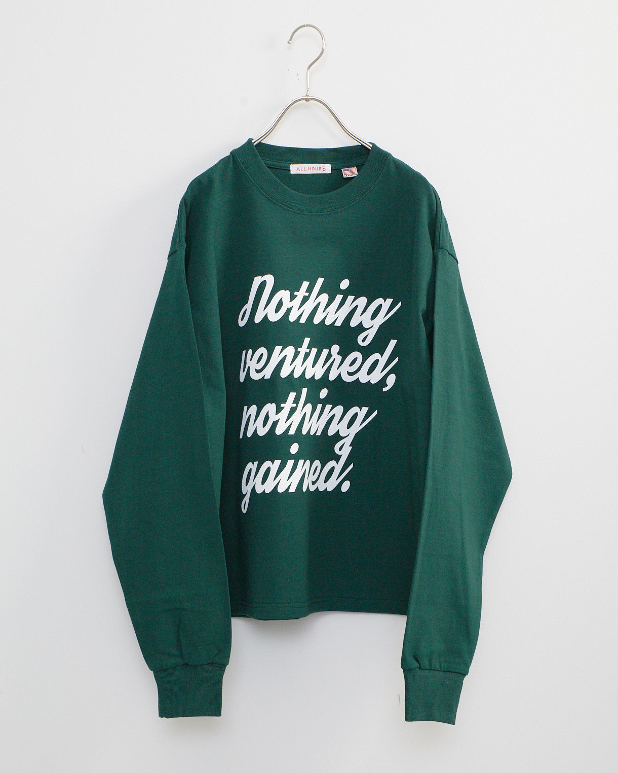ALLHOURS 8.1OZ HEAVY WEIGHT LONG SLEEVE TEE AH505-0903