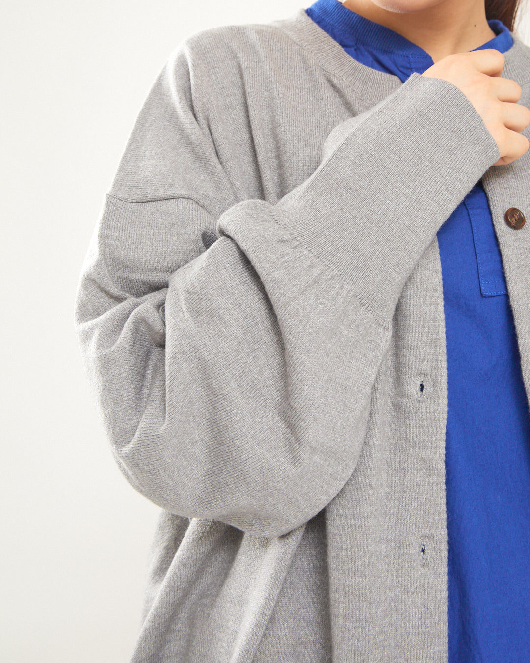 LILOU+LILY HIGH GAUGE KNIT CARDIGAN 2403YO-0818
