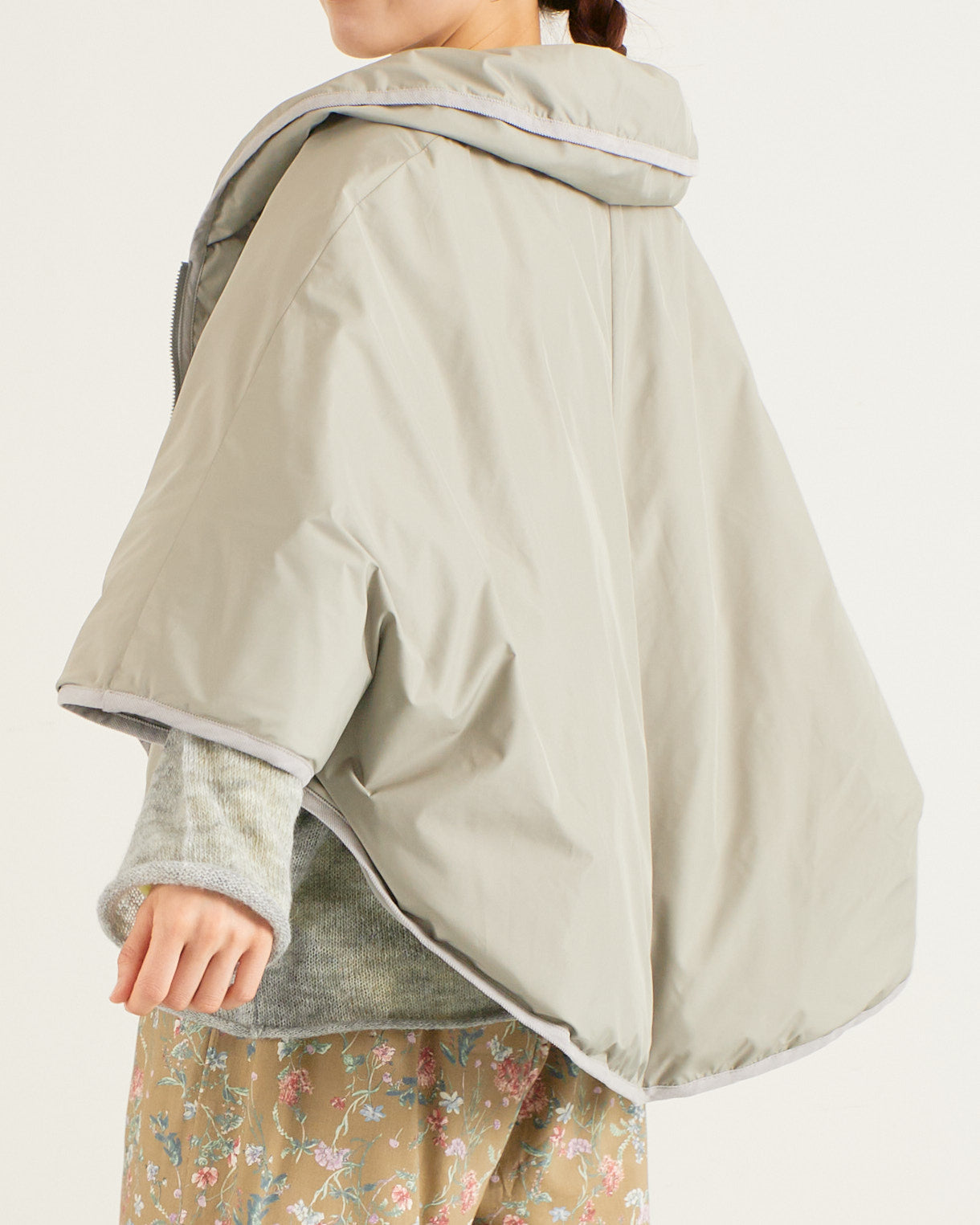 LILOU+LILY DOWN CAPE 2505YO-0924