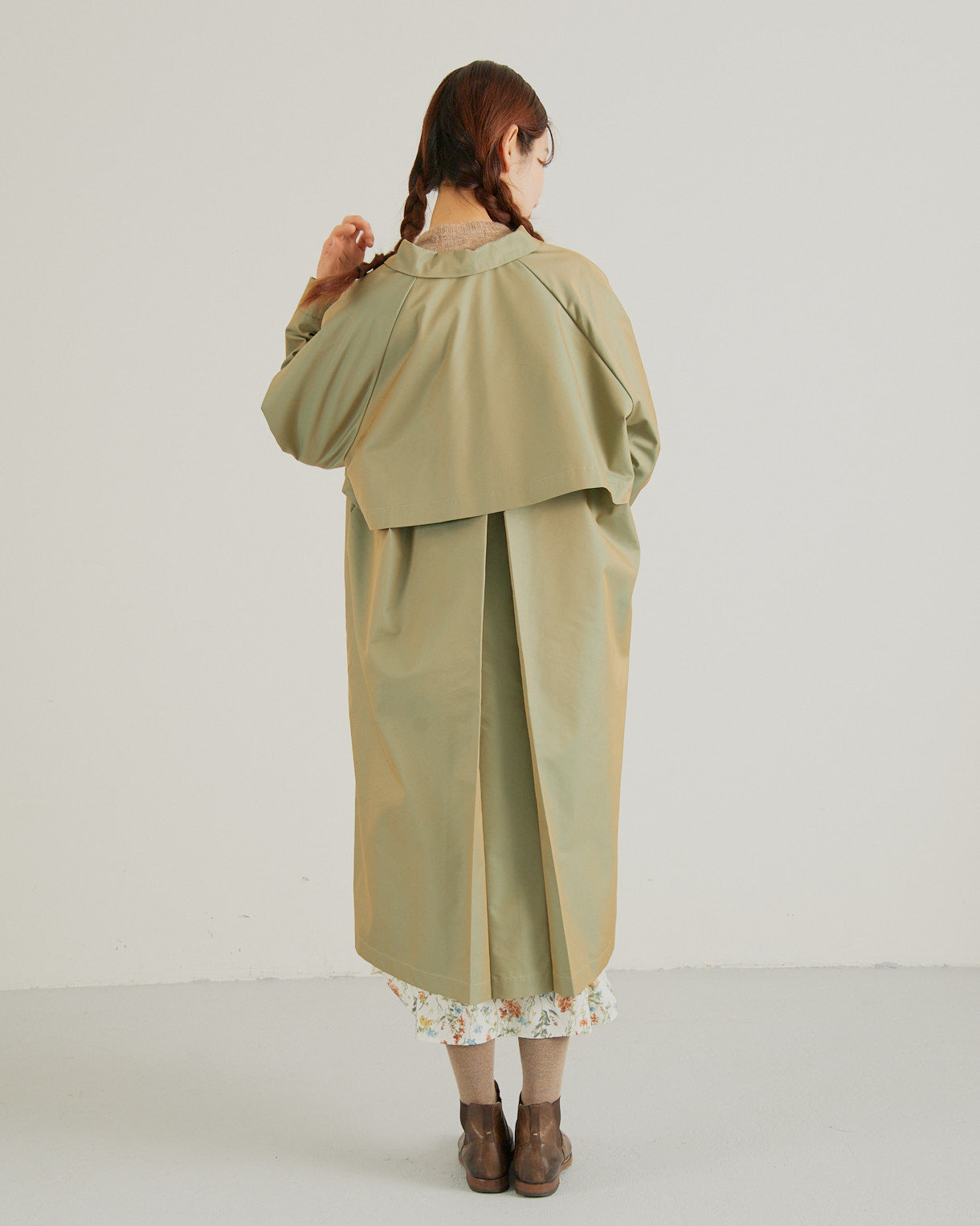 LILOU+LILY IRIDESCENT CABADINE TRENCH COAT 2505YJ-0923