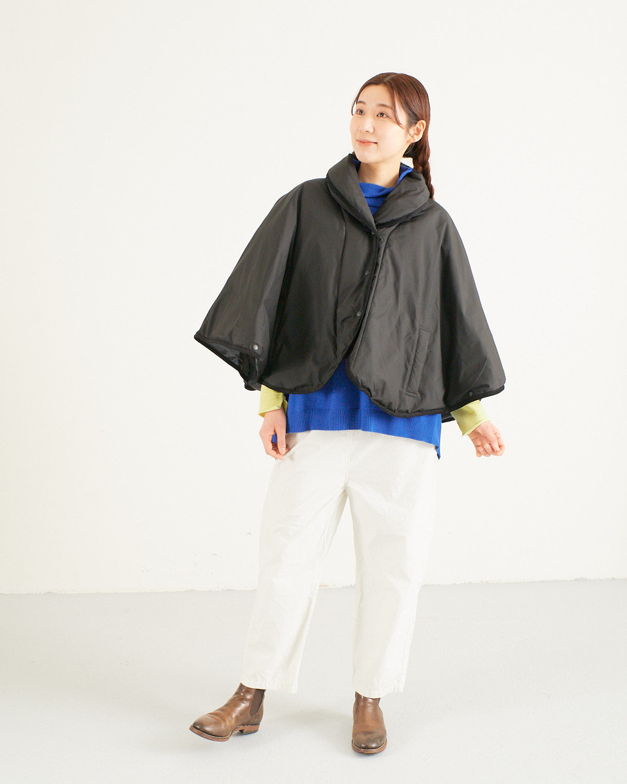 LILOU+LILY DOWN CAPE 2505YO-0924