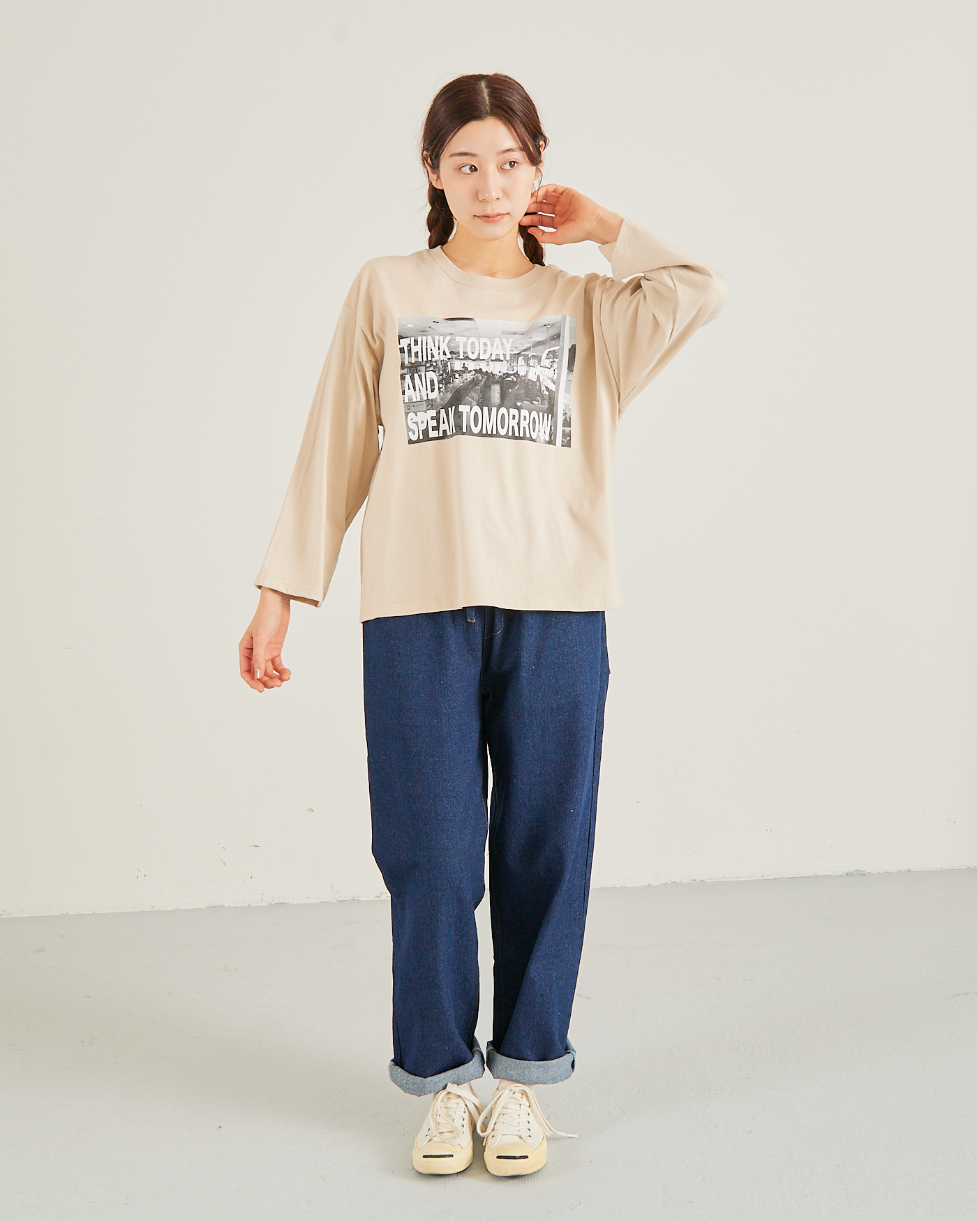 ALLHOURS 6.0oz MIDI WEIGHT 9TH SLEEVE TEE AH505-0802