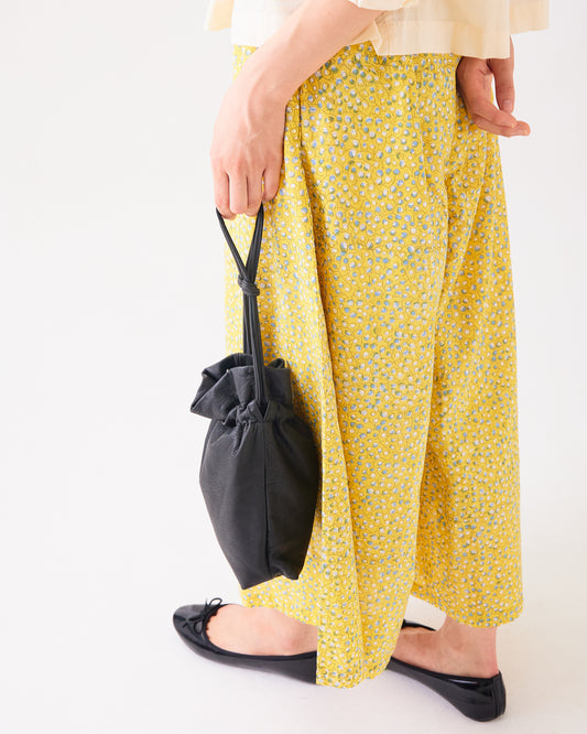 A VIEW FROM HERE DRAWSTRING LEATHER BAG C#2
