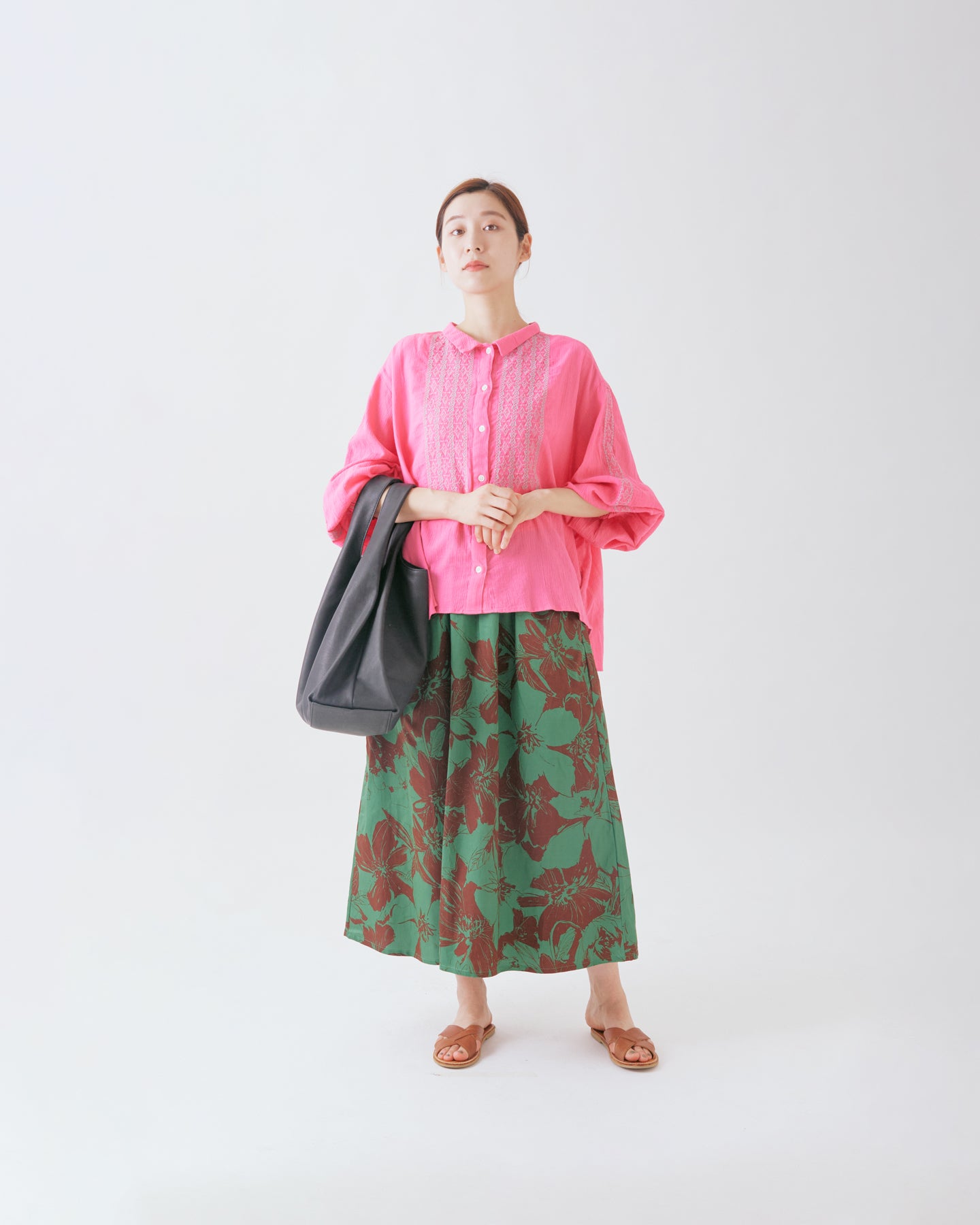 A VIEW FROM HERE SHOPPER LEATHER BAG C#3