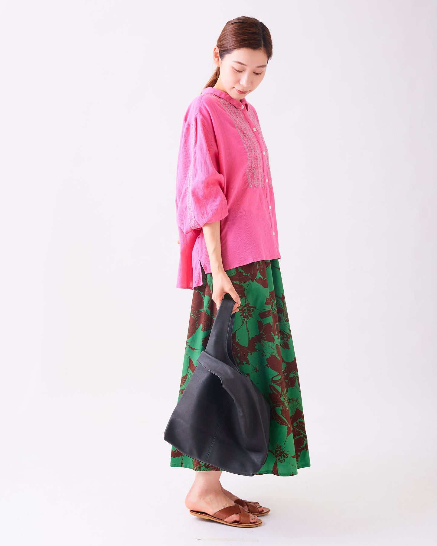 A VIEW FROM HERE SHOPPER LEATHER BAG C#3