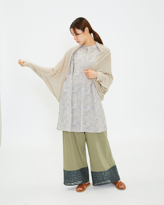 LILOU+LILY BELGIUM LINEN CARDIGAN 2411FP-0321