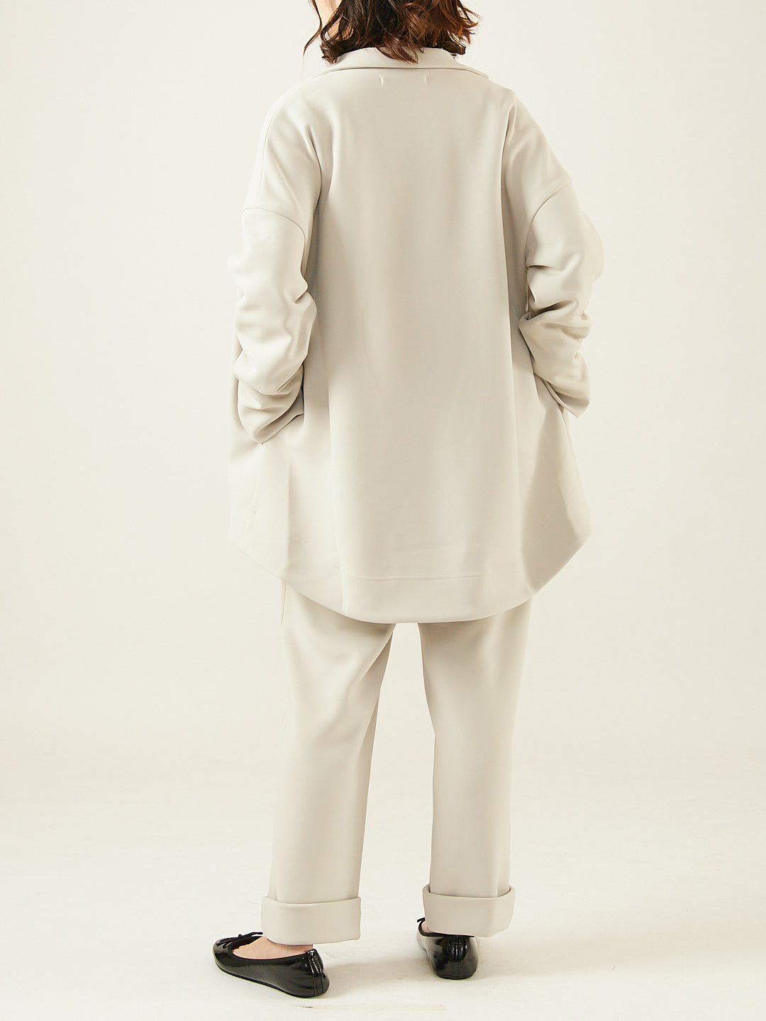 LILOU+LILY HIGH STRETCH DOUBLE KNIT JACKET 2407YJ-1213