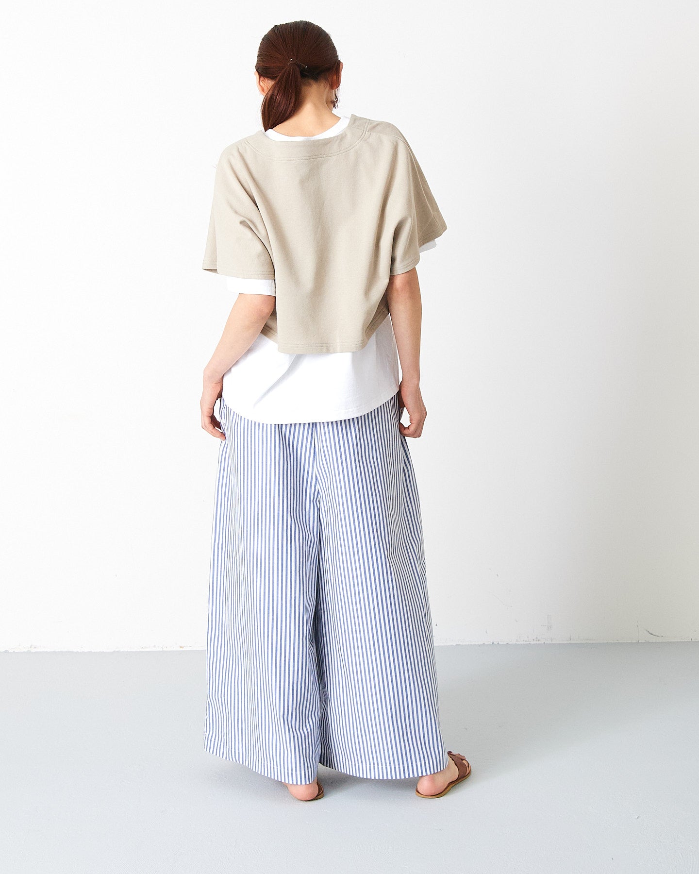 LILOU+LILY 40/20 MINI SWEAT FRENCH SLEEVE CARDIGAN 2501TS-0521