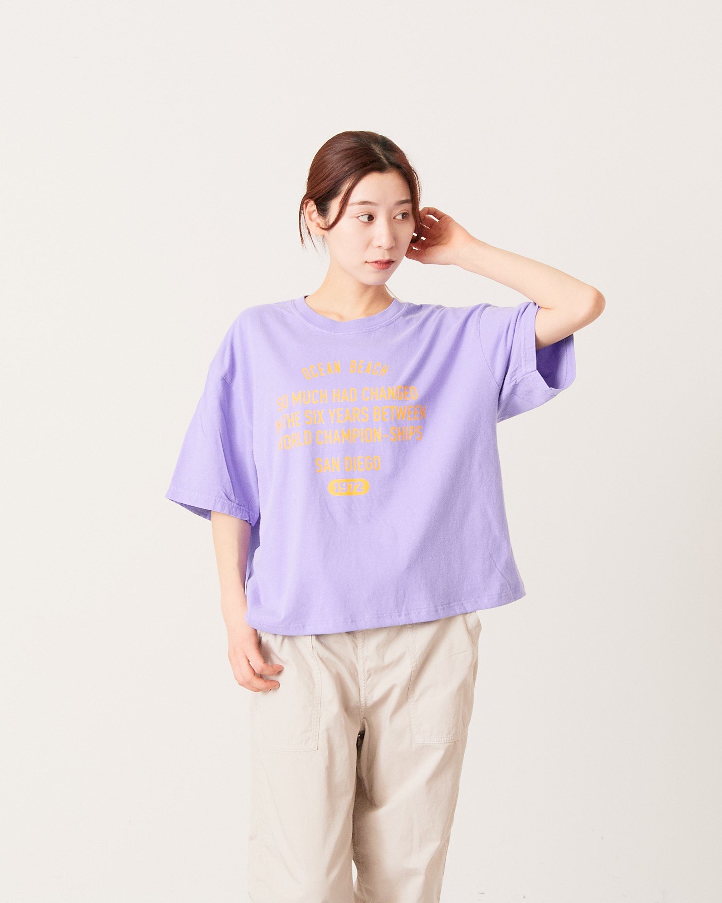 ALL HOURS 6.1OZ PIGMENT DYED HALF SLEEVE TEE AH501-0505