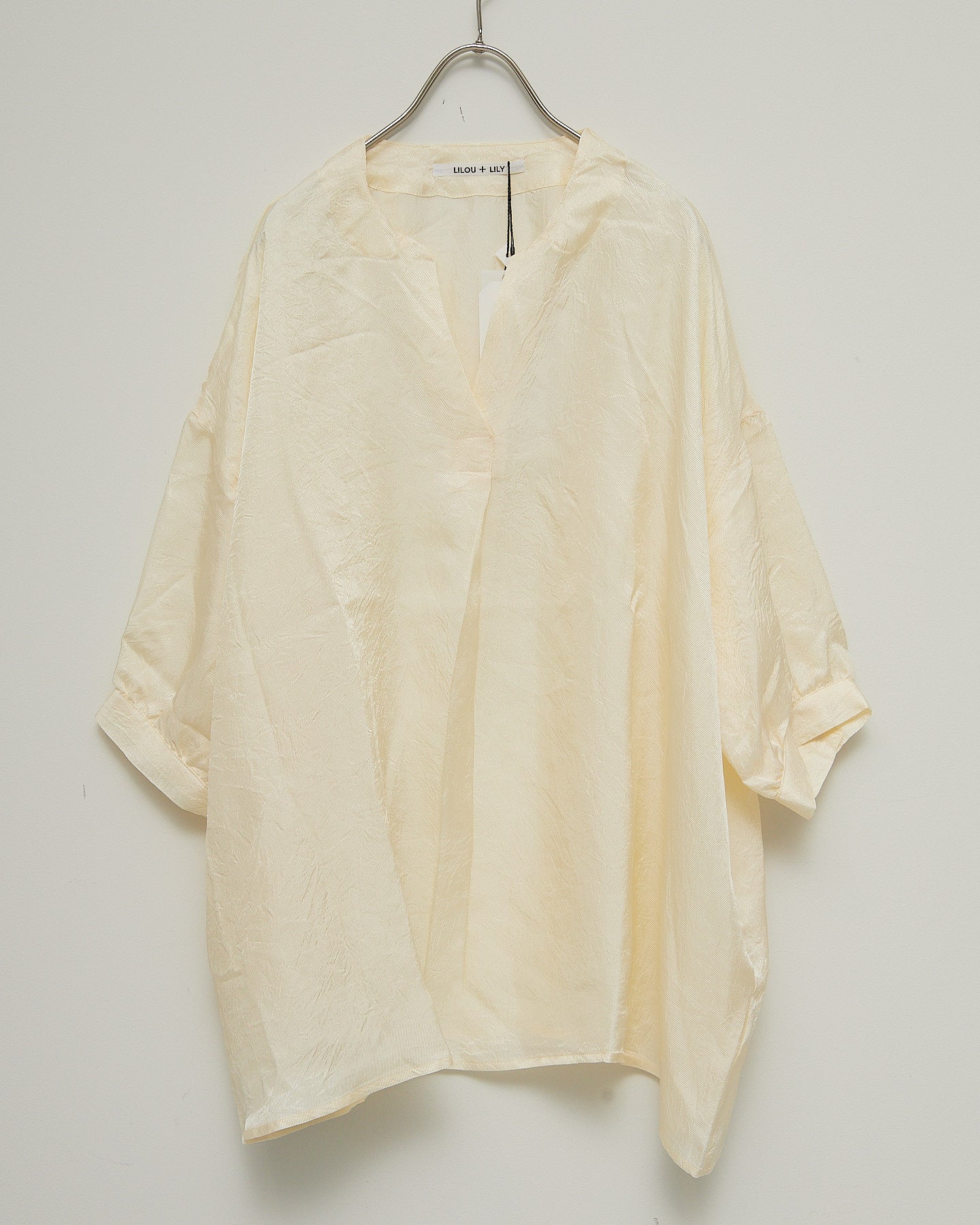 LILOU+LILY ACETATE FRENCH TWILL VINTAGE FINISH SKIPPER SHIRTS 2501FP-0505