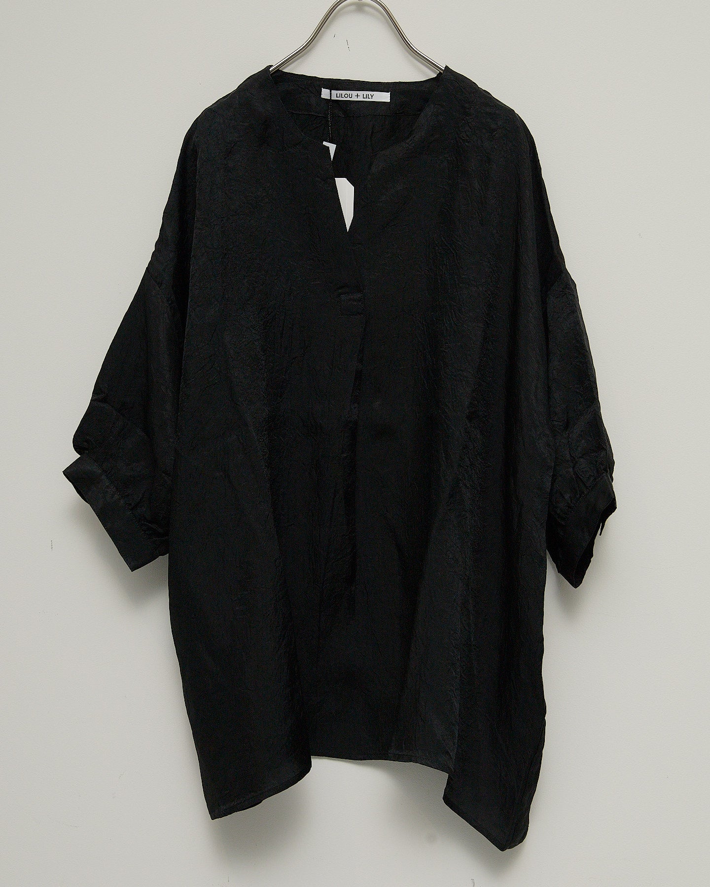 LILOU+LILY ACETATE FRENCH TWILL VINTAGE FINISH SKIPPER SHIRTS 2501FP-0505