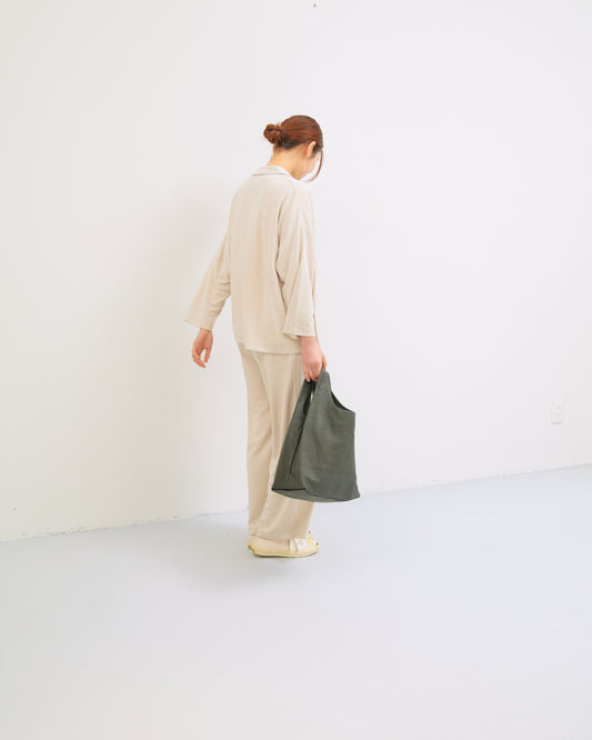 LILOU+LILY RAYON MOSS STITCH PANTS 2407YJ-1220