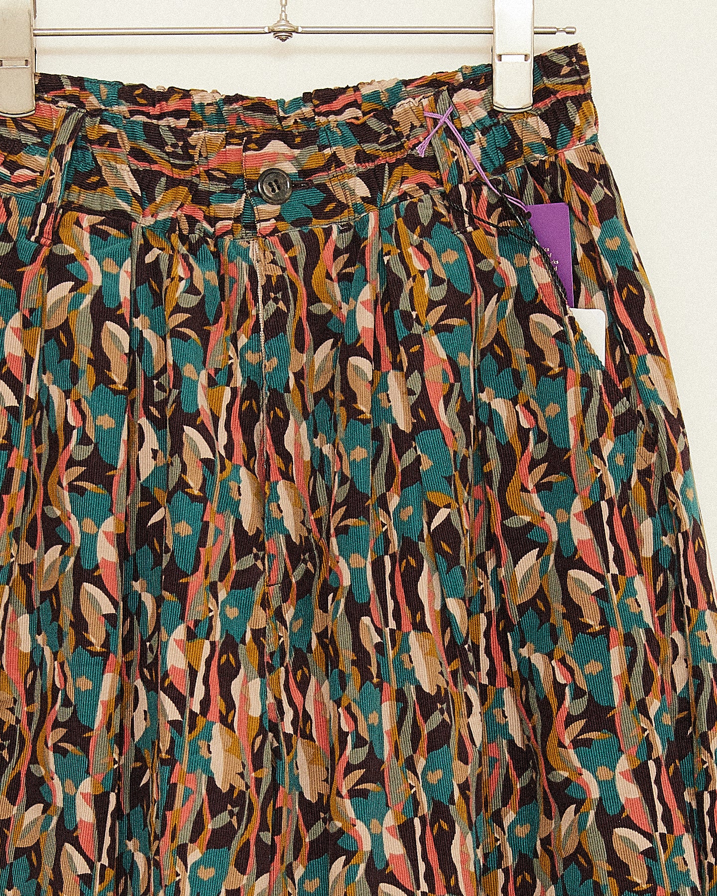 LILOU+LILY LIBERTY FLOWER PRINT WIDE COCOON PANTS 2505YJ-0913