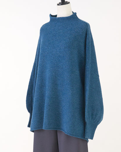 LILOU+LILY ALPACA KNIT WIDE PULLOVER 2405YO-1026