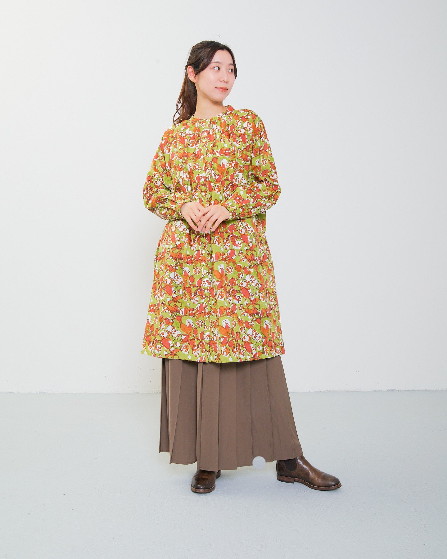 LILOU+LILY PLEATS PANTS 2508YO-1218