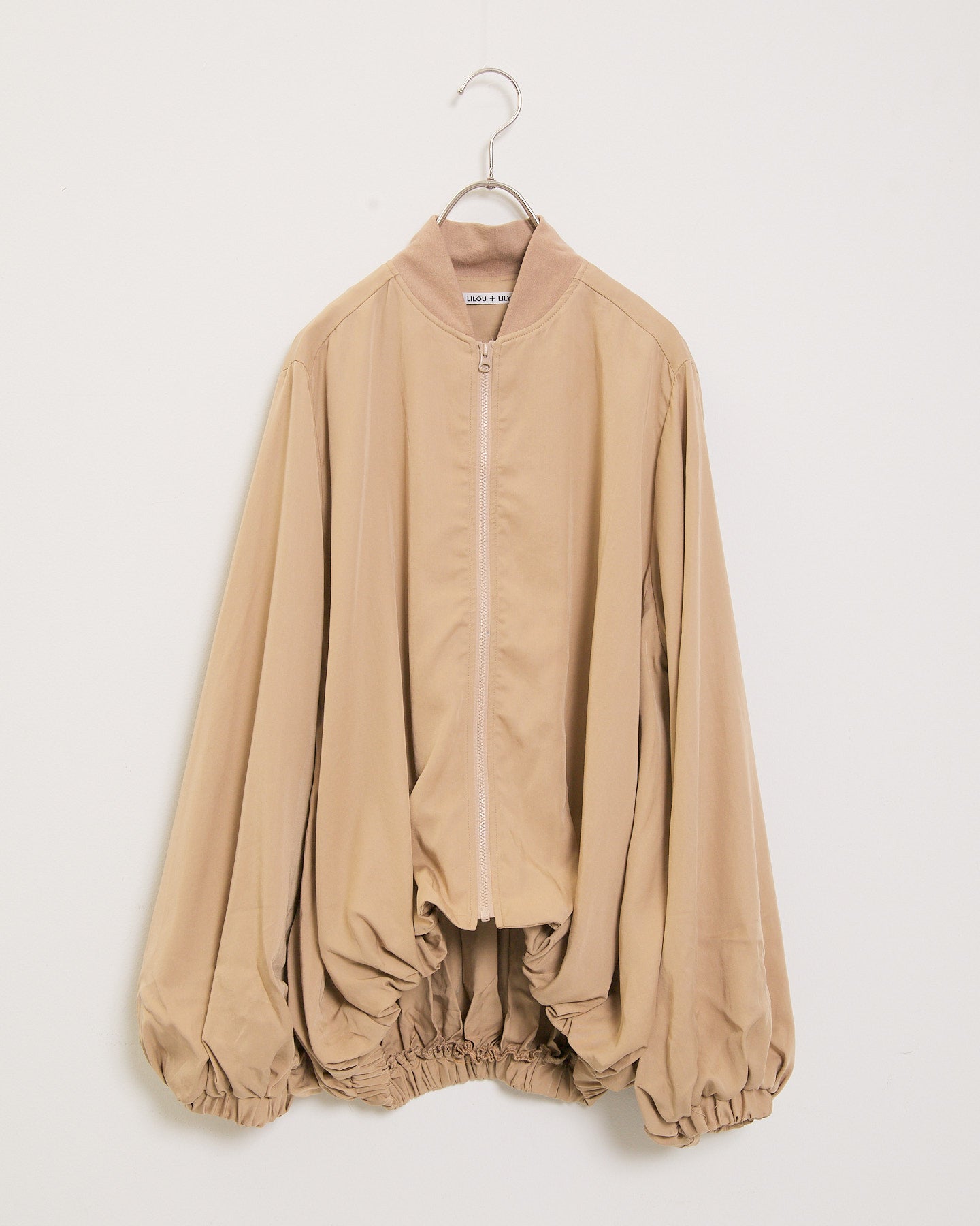 LILOU+LILY TENCEL BALOON SLEEVE JACKET 2508YO-1216