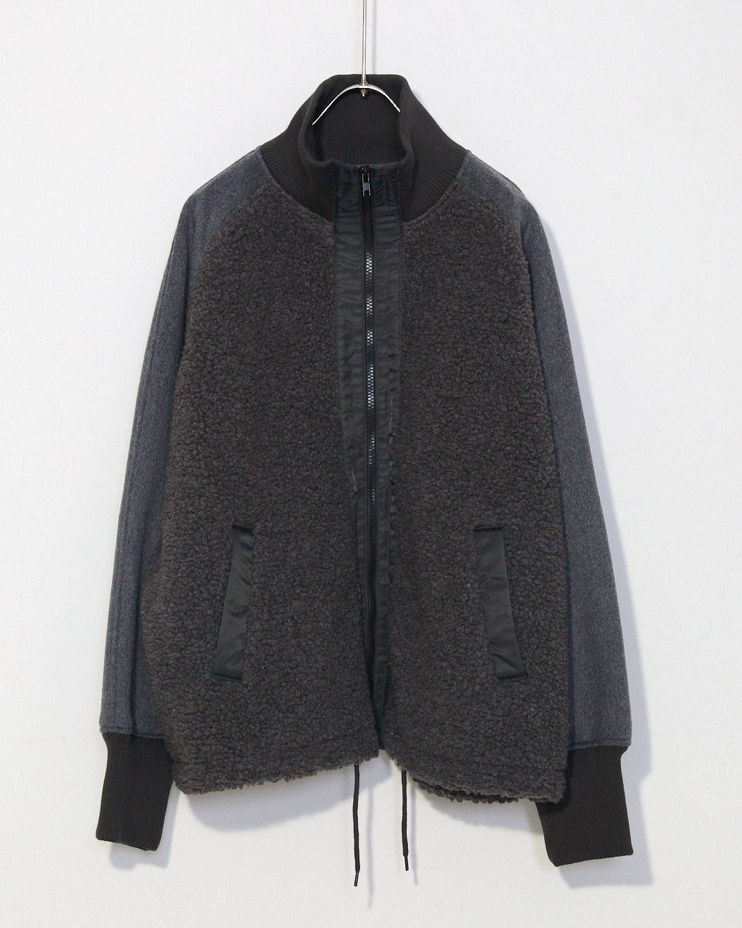 LILOU+LILY BOA FLEECE*WOOL JACKET 2407YJ-1007