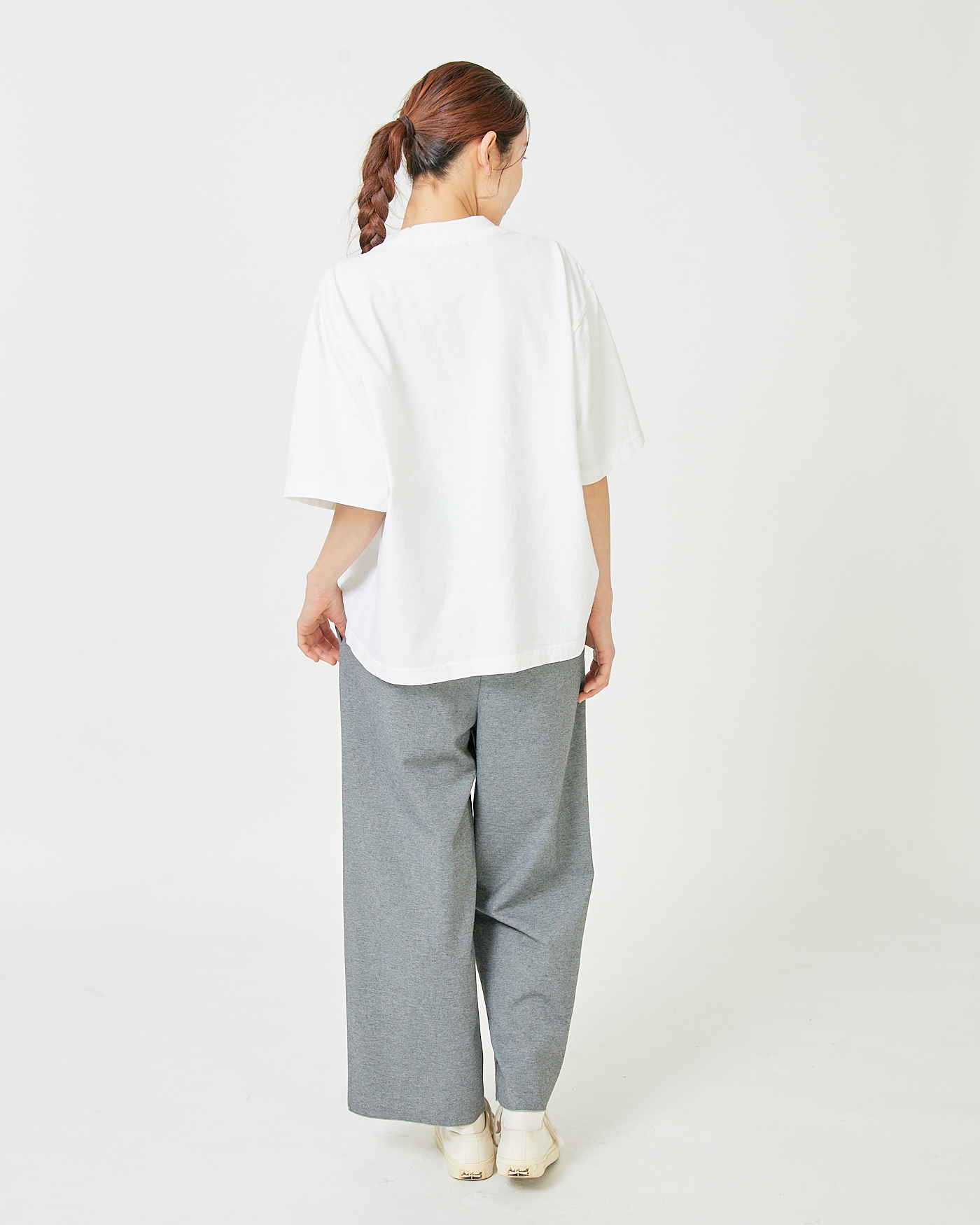 LILOU+LILY STRETCH PONCH TUCK PANTS 2503FP-0822