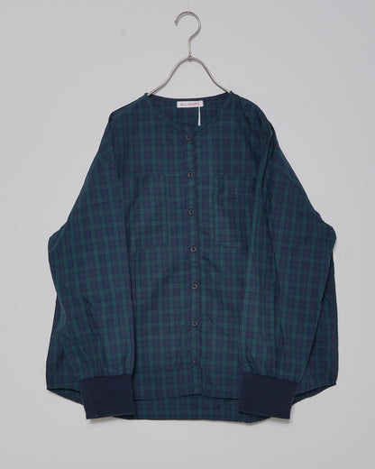 ALLHOURS COTTON RIB WASH OUT BLOUSES AH503-0814