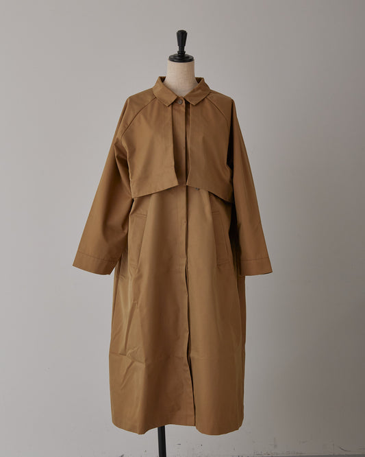 LILOU+LILY IRIDESCENT CABADINE TRENCH COAT 2505YJ-0923