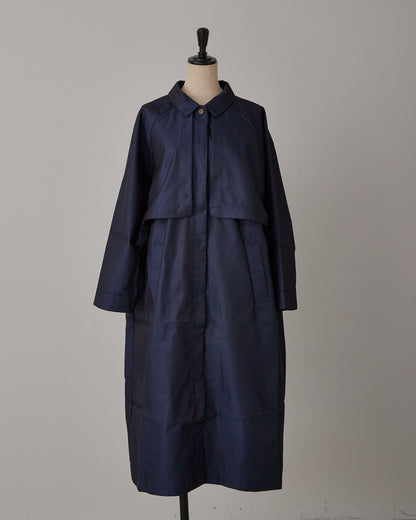 LILOU+LILY IRIDESCENT CABADINE TRENCH COAT 2505YJ-0923