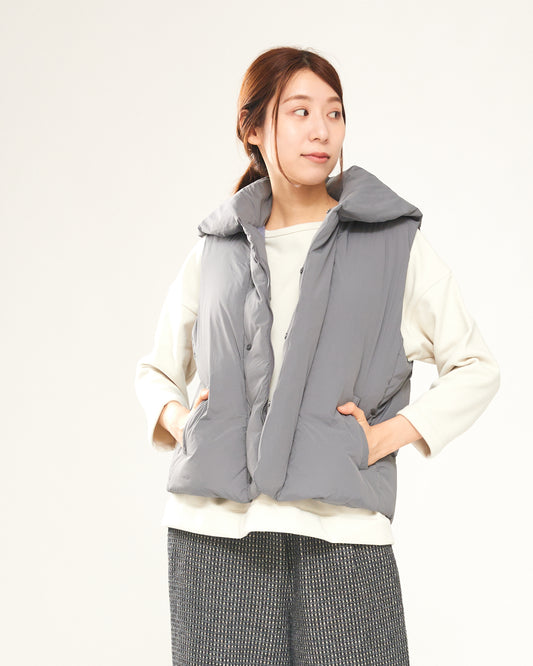 LILOU+LILY RECYCLE DOWN VEST 2403YO-0823