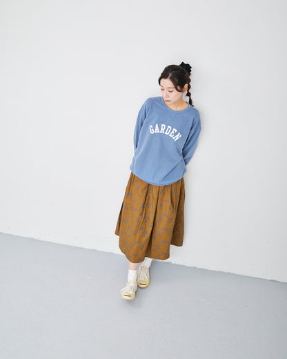 LILOU+LILY 50TYPEWRITER EMBROIDERY SKIRT PM2503-2