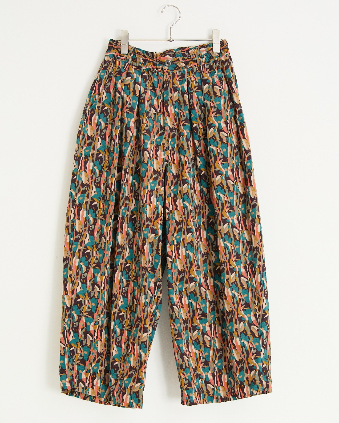 LILOU+LILY LIBERTY FLOWER PRINT WIDE COCOON PANTS 2505YJ-0913