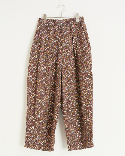 LILOU+LILY LIBERTY FLOWER PRINT WIDE COCOON PANTS 2505YJ-0913