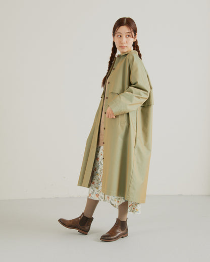 LILOU+LILY IRIDESCENT CABADINE TRENCH COAT 2505YJ-0923
