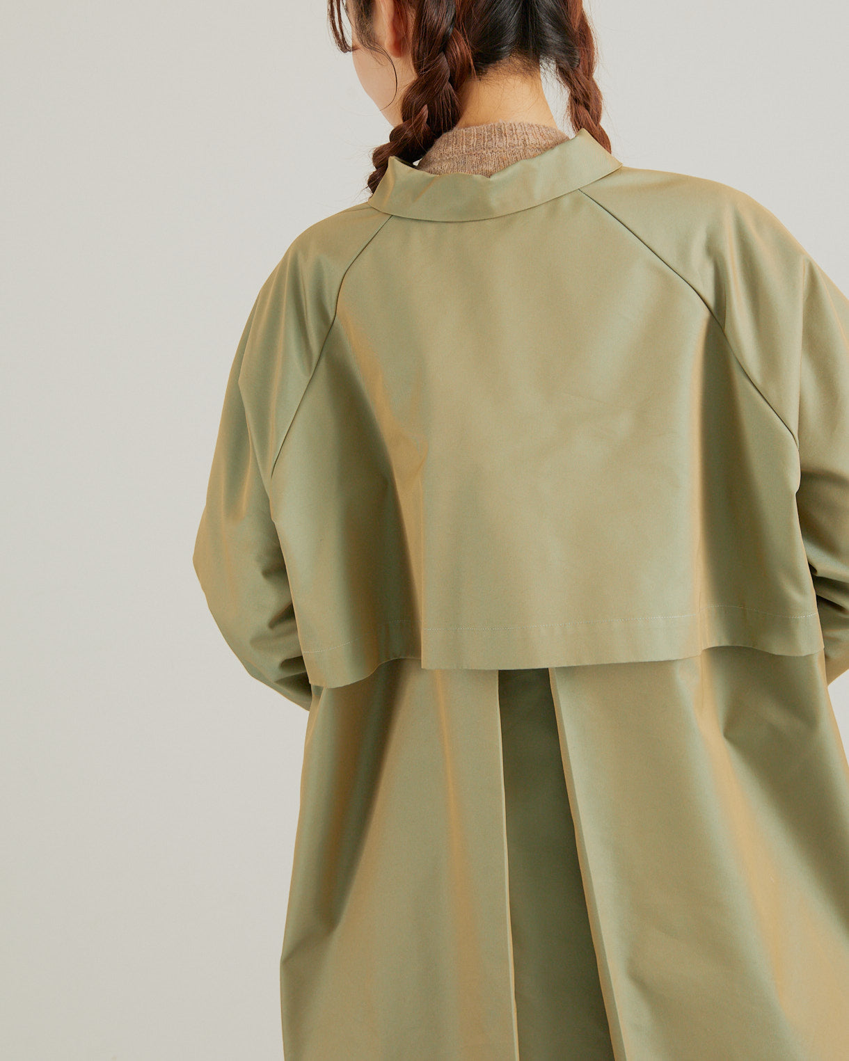 LILOU+LILY IRIDESCENT CABADINE TRENCH COAT 2505YJ-0923