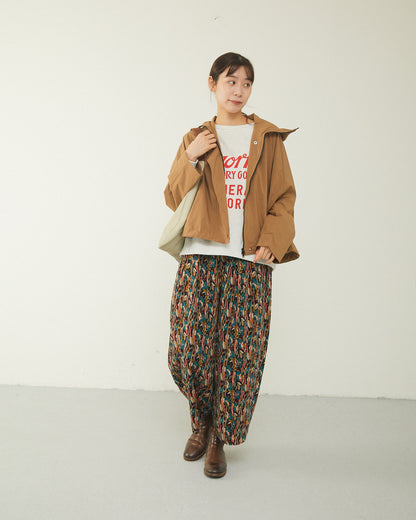 LILOU+LILY LIBERTY FLOWER PRINT WIDE COCOON PANTS 2505YJ-0913